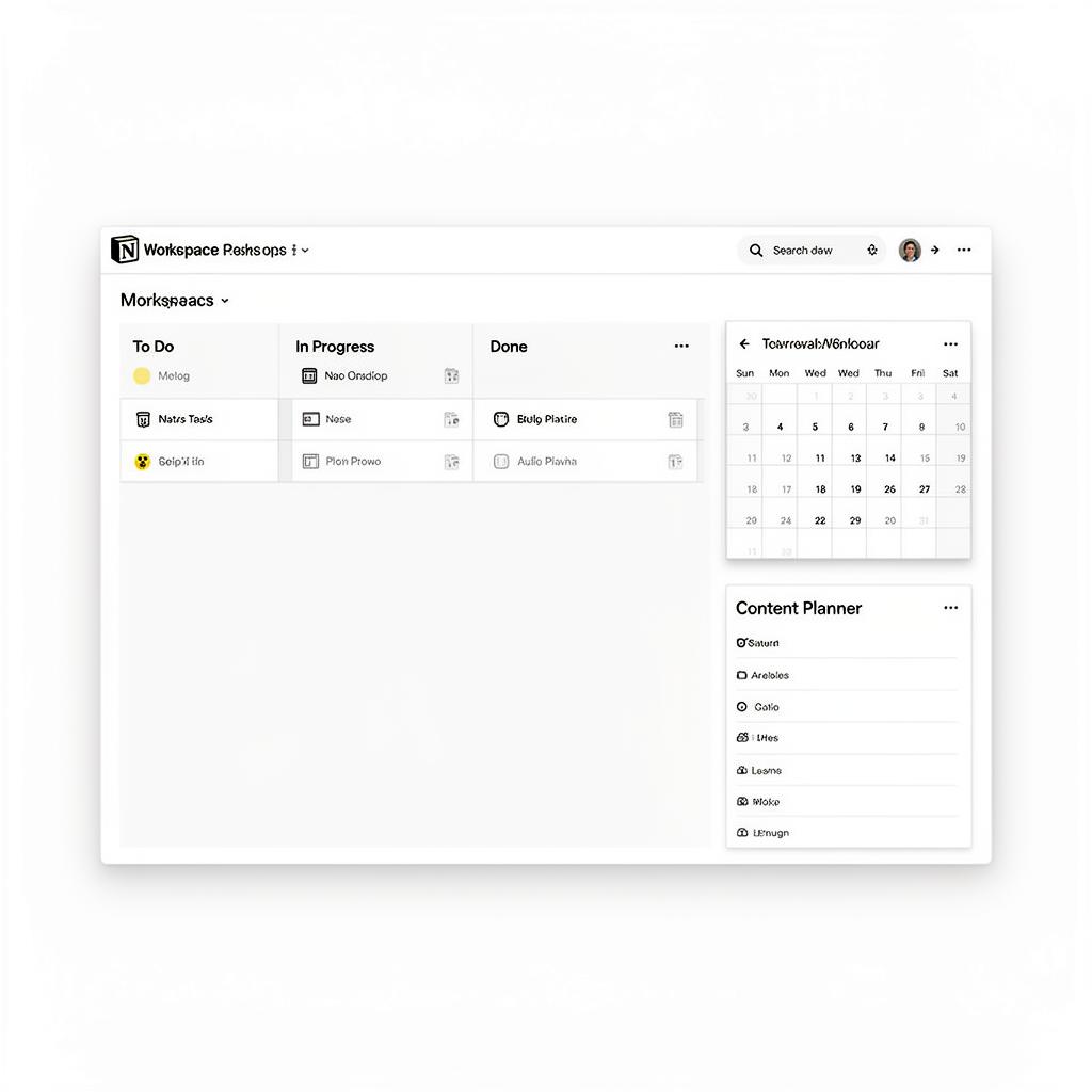 Creator Notion Template preview